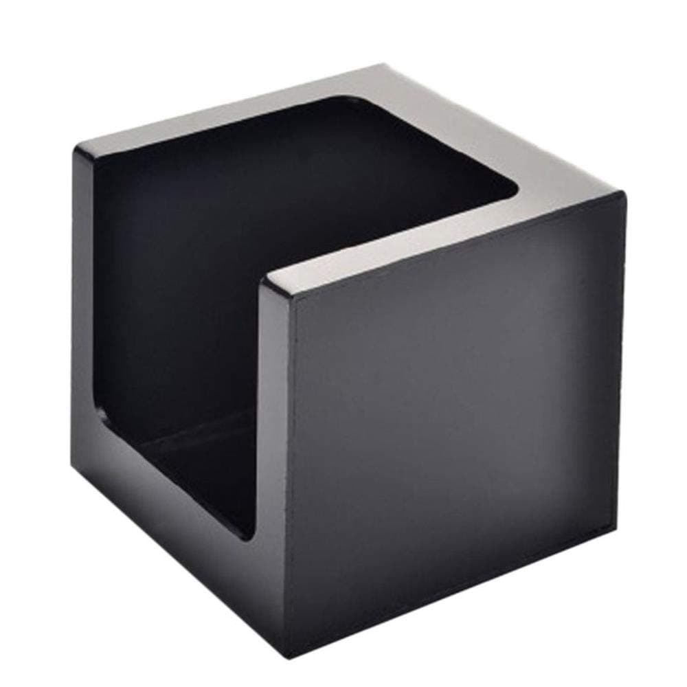 GDDG Acrylic Tissue Box, Tissue Storage Holder, Square Tissue Dispenser,Black