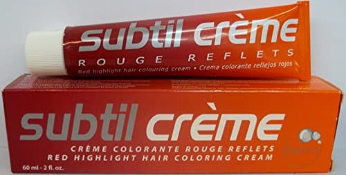 Subtil Creme Rouge Reflects - Red Highlight Hair Coloring Cream Enhanced with Epaline for Gentleness - Size: 2.0 Fl. Oz. Tube - Shade Selection: 4.65 - Red Mahogany Chestnut