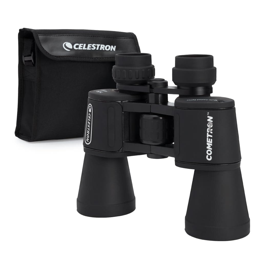 Celestron 71198 Cometron 7x50 Porro Prism Binoculars, Black