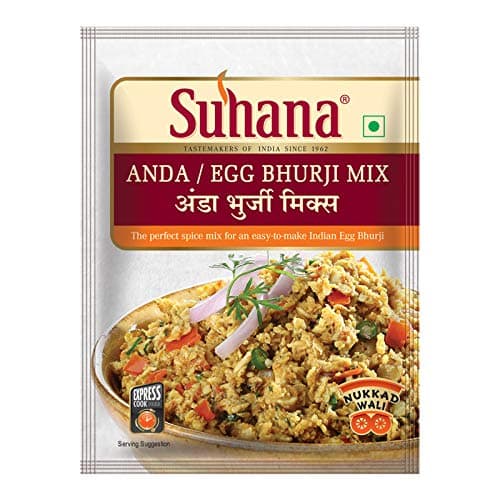 Suhana Anda / Egg Bhurji Mix 50g Pouch - Pack of 4
