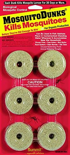 Summit Chemical Mosquito Dunks - 6 Count with Exclusive BONUS Max Ponds Magnet Calendar