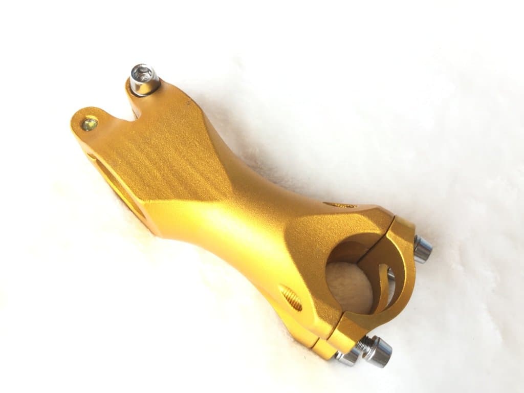 Stem 1 1/8, 15 X 80 mm Long, diameter 25.4 mm, bicycle handlebar stem