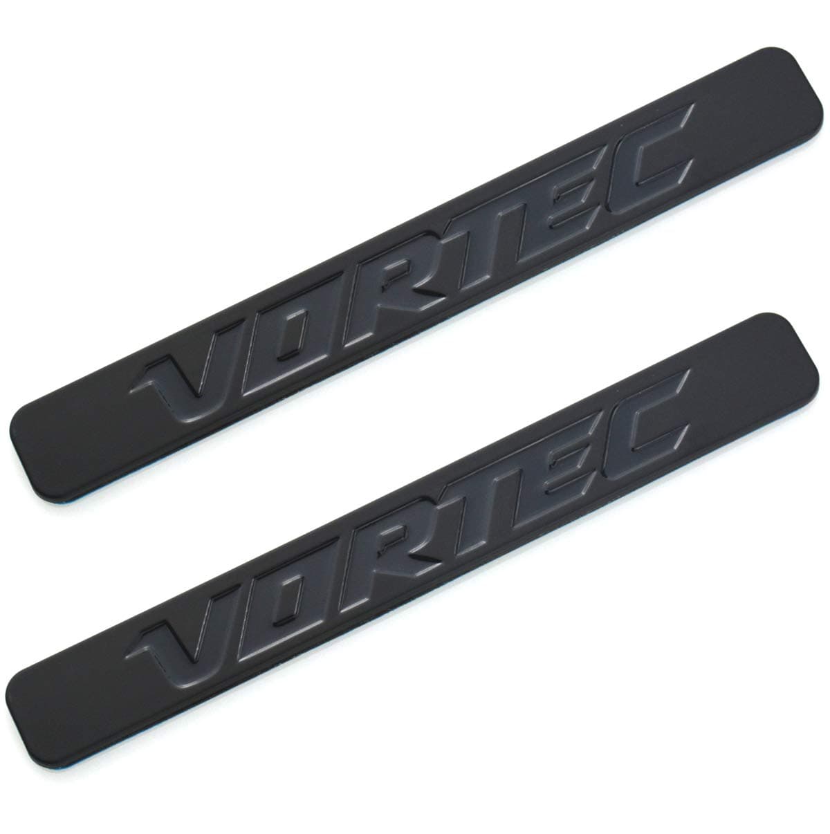 Aimoll 2pcs Vortec Emblems, Badges Replacement for Chevrolet 2500hd GMC Sierra Silverado Gm Truck Liter Badges (Black)