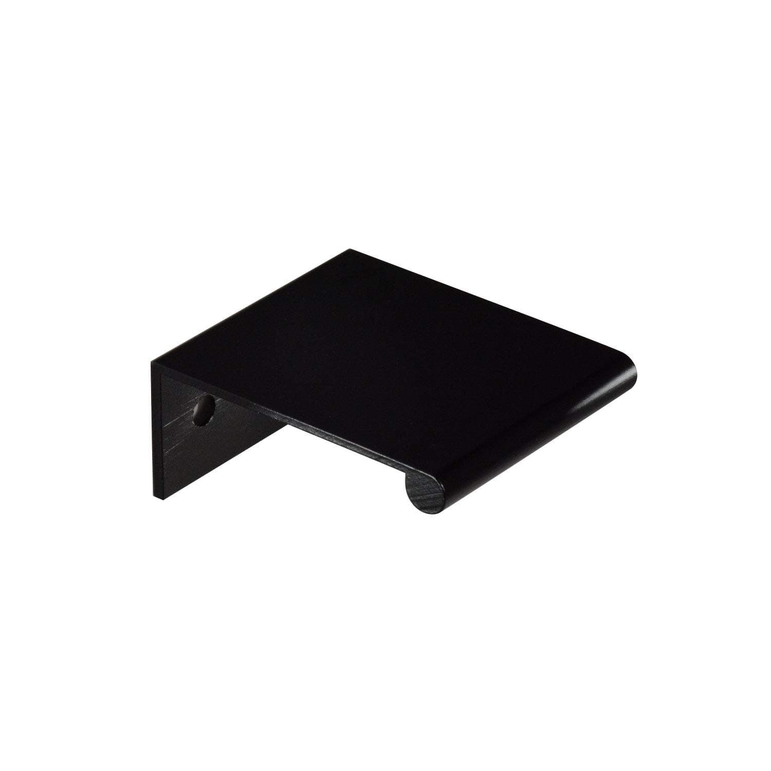 #3306-1.5 in. CKP Brand Back Mount Finger Edge Pull, Matte Black