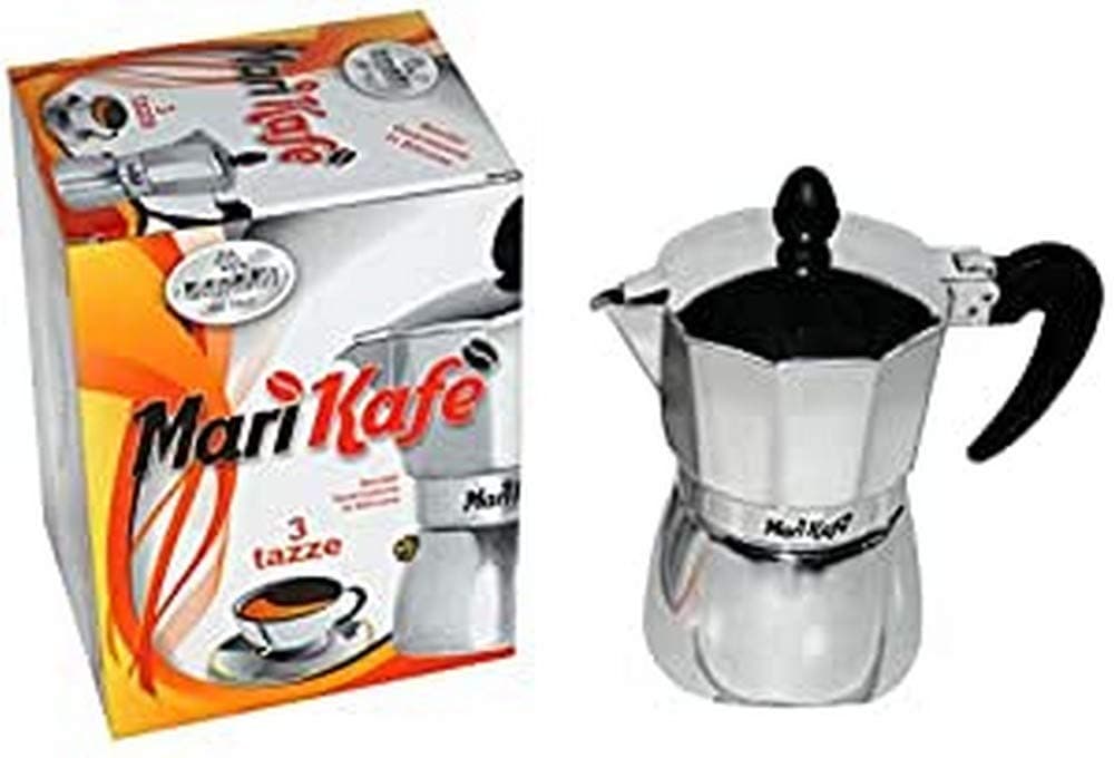 Marietti: "MariKafe" Aluminium Coffee Maker 3-Cups [ Italian Import ]