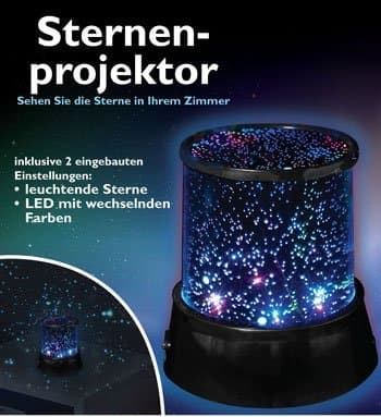 Star Projector Battery Operated Automatic Blinking Stars 2X Adjustable