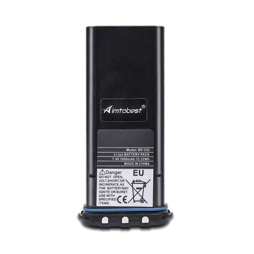 BP252 BP-252 1800mAh Li-ion Battery Compatible for ICOM IC-M34 IC-M36 M34 M36 Portable Radios
