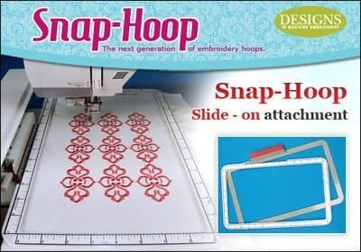 7x12 Snap-Hoop 5 For Brother QUATRO 6000 Innovis 4000 4500 Embroidery Machine