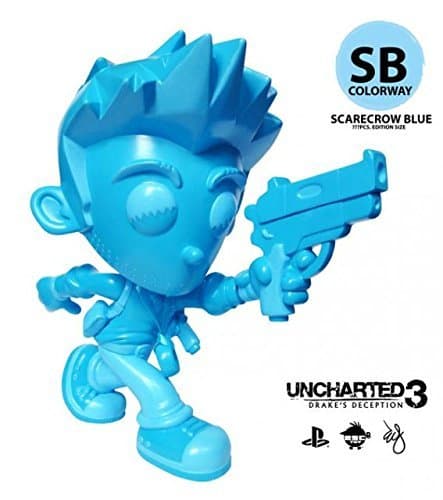 Uncharted Nathan Drake Scarecrow Blue Colorway Vinyl Figure