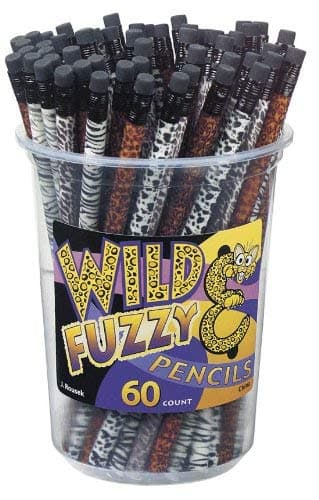 Wild & Fuzzy Velvet Pencil, Packge of 60