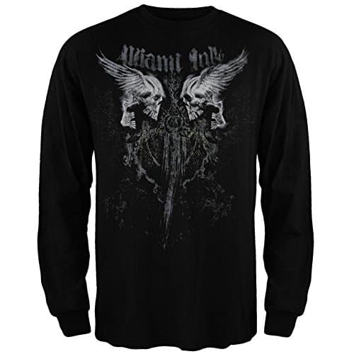 Miami Ink - Dragged Long Sleeve T-Shirt - Small Black