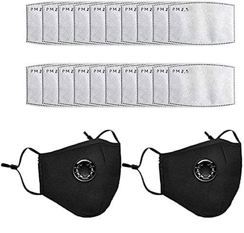 La Volupte 20pcs PM2.5 Activated Carbon Filter Replaceable Anti Haze Filter Paper for Mask
