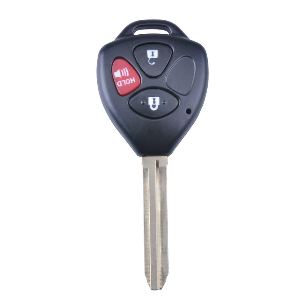 New Uncut Remote Keyless Fob Key Case Entry Shell Left Blade replacement for Toyota Rav4 Scion Tc Xb 3buttons