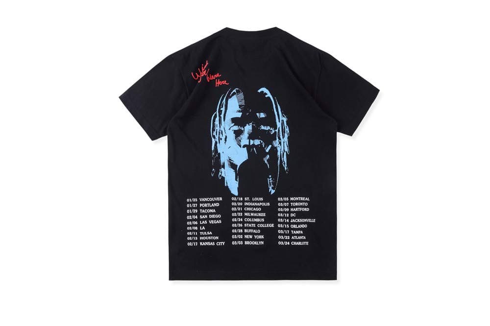 Astroworld Travis Scott Graphics Print Casual Loose Cotton Crewneck T-Shirt for Men/Women Black