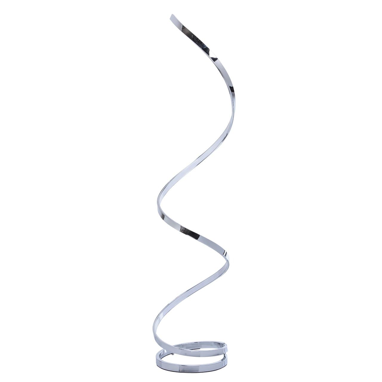 Regenbogen 496042901 LED Floor Lamp for Living Room Chrome Modern Metal Standing Lamp 1 x 24W