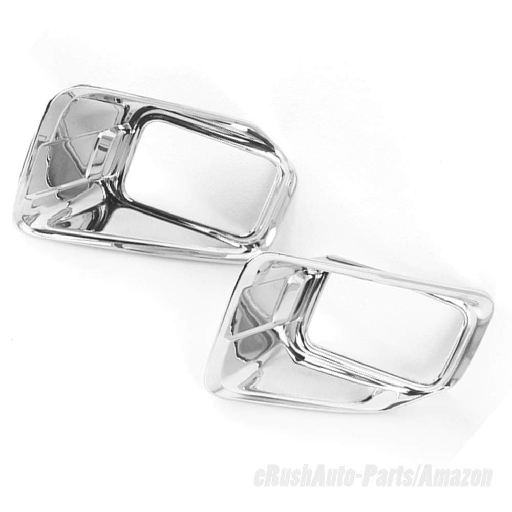 Chrome Fog Light Cover Bezels Compatible with Ford F-150