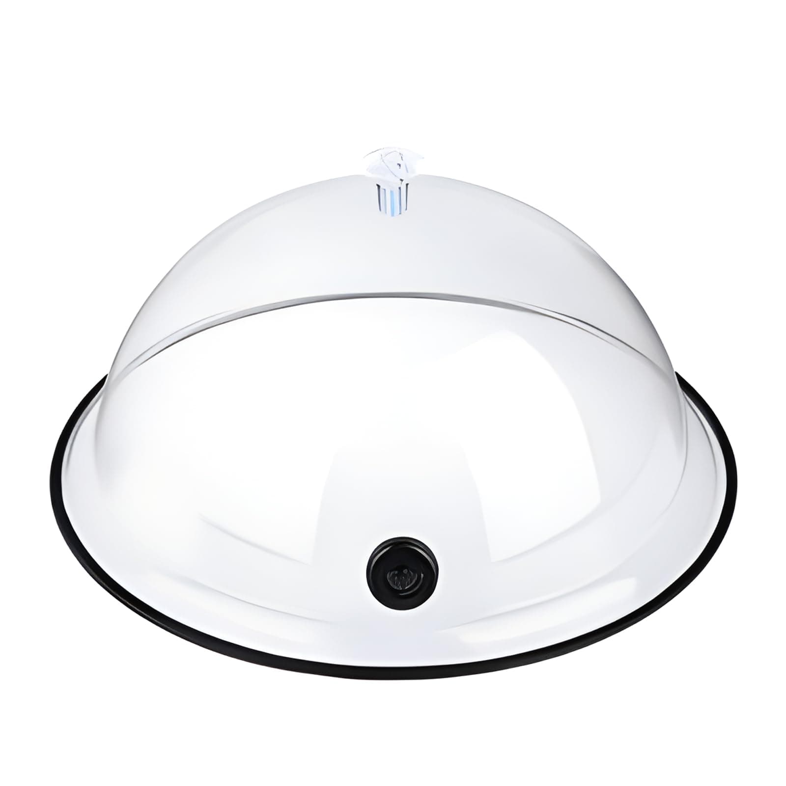 Smoking Cloche Dome Cover 10 inch Lid for Smoke Infuser, Version 1, Specialized Accessory for Smoker Gun Smoking Infusion Plates, Bowls and Glasses, Transparent