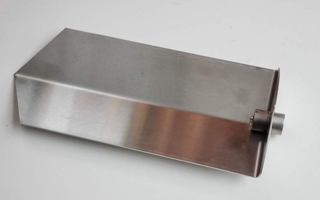 CELLWORLDCulvert Shovel for Culvert Pipes That are 8" Diameter or Bigger. Made in USA Out of Stainless Steel. (Handle is NOT Included) Screw on 1/2" Threaded Steel Pipe to Make Shovel Any Length