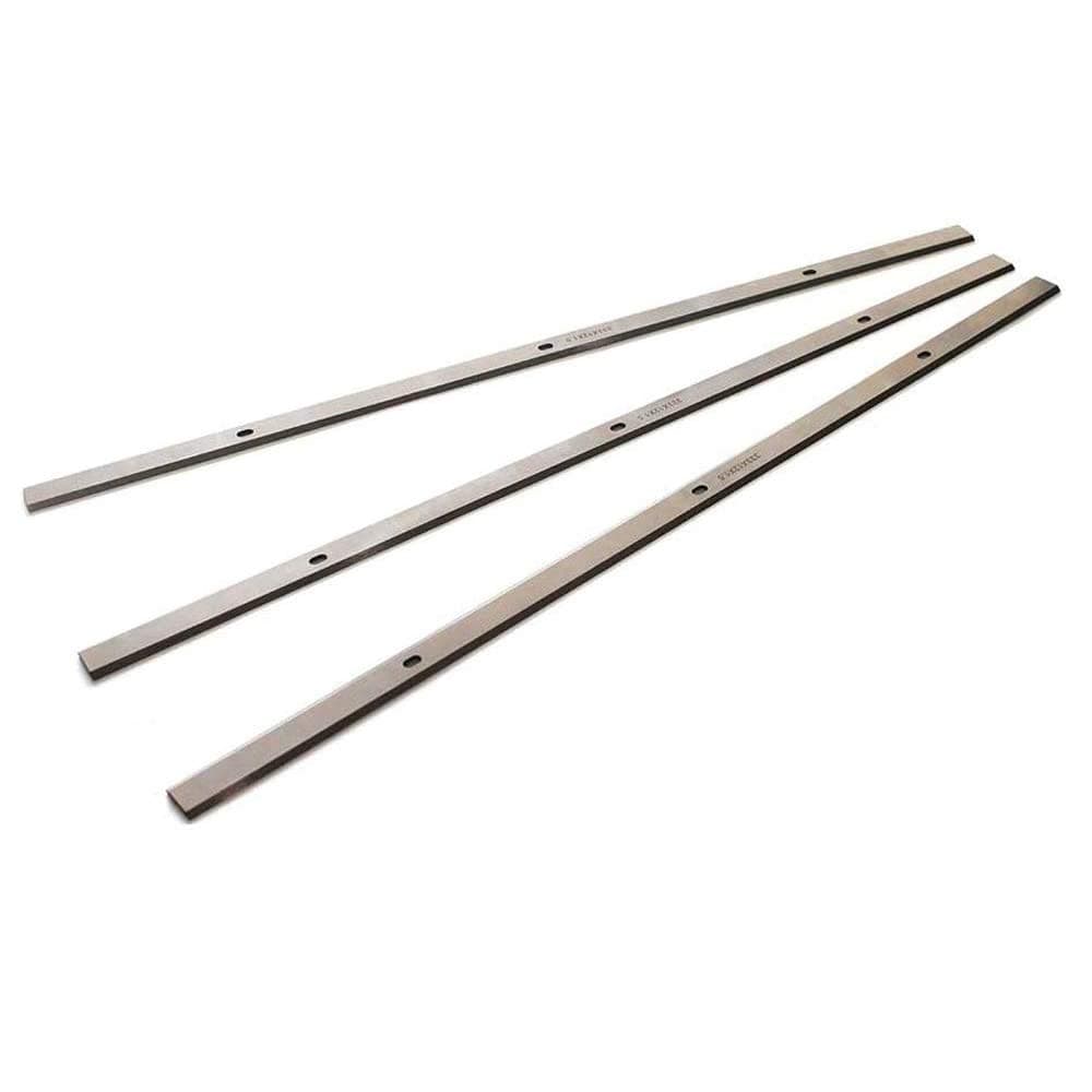 OSCARBIDE HSS Planer Blades Knives for Delta 22-580 22-549 22-590 22-555,Craftsman 21743,Wen 6552,Grizzly G0689,Metabo DH330 Planers,13 inch Planer Knives Replacement 2 Cutting Edges,3 Pieces/Set