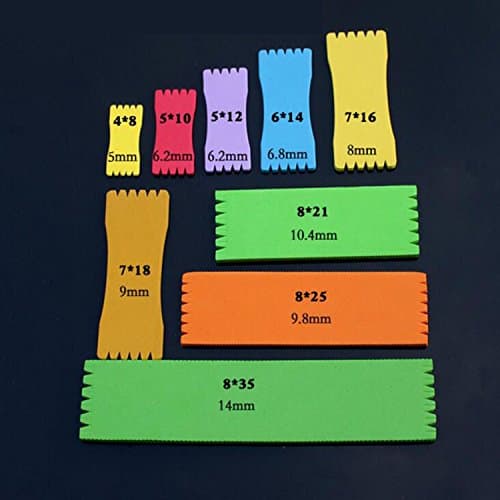 2 Set (18 Pcs) Eva Foam Wire Board Fishing Winding Line Tackle Accessories Box Accessory Tool