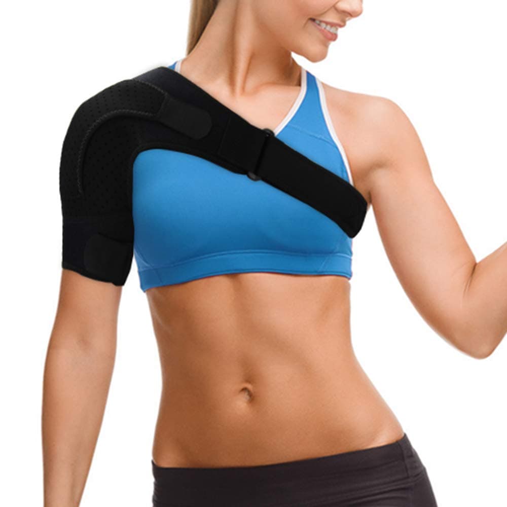 Shoulder Brace, Breathable Neoprene Shoulder, Adjustable Shoulder Brace for Men and Women, Shoulder Pain and Other Shoulder Injuries