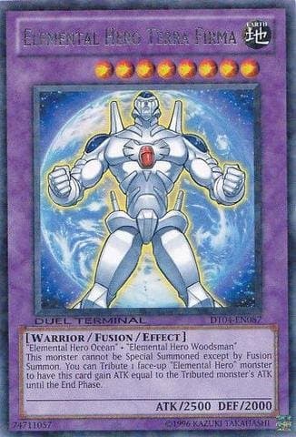 Elemental Hero Terra Firma (DT04-EN087) - Duel Terminal 4-1st Edition - Rare