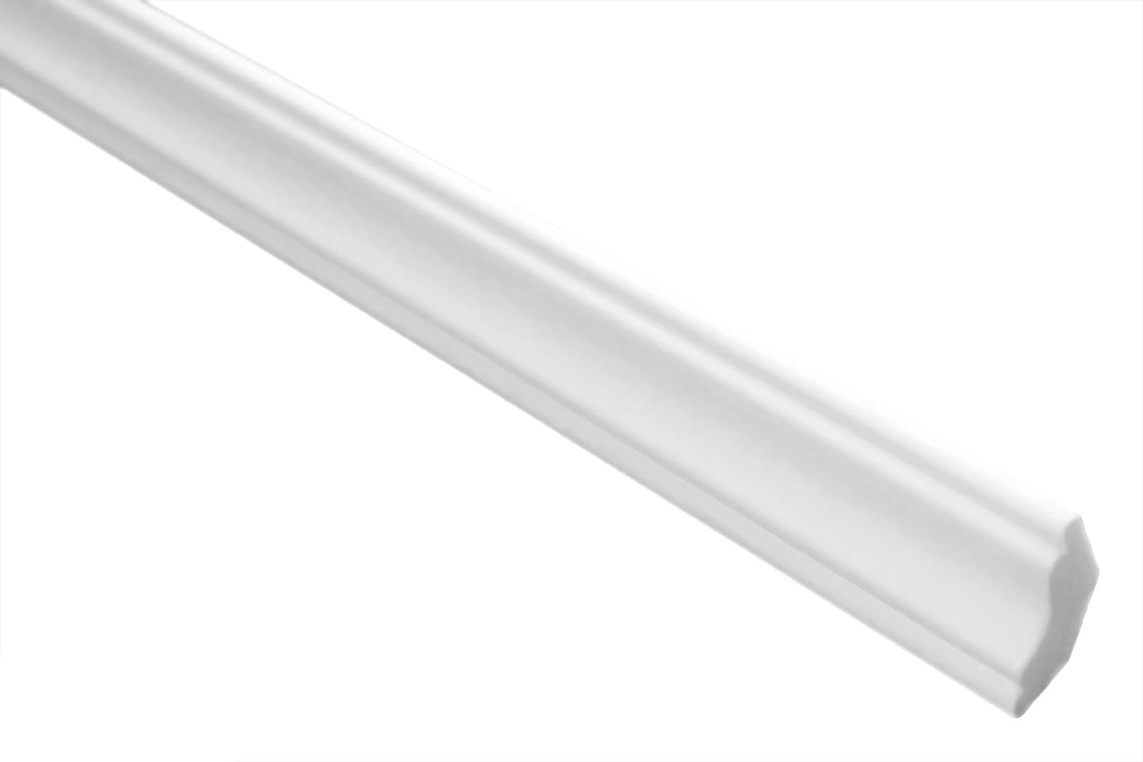 Plaster Molding pro Hart White Smooth Marbet 22x22mm E-23 - White, 30 Meters /15 Make