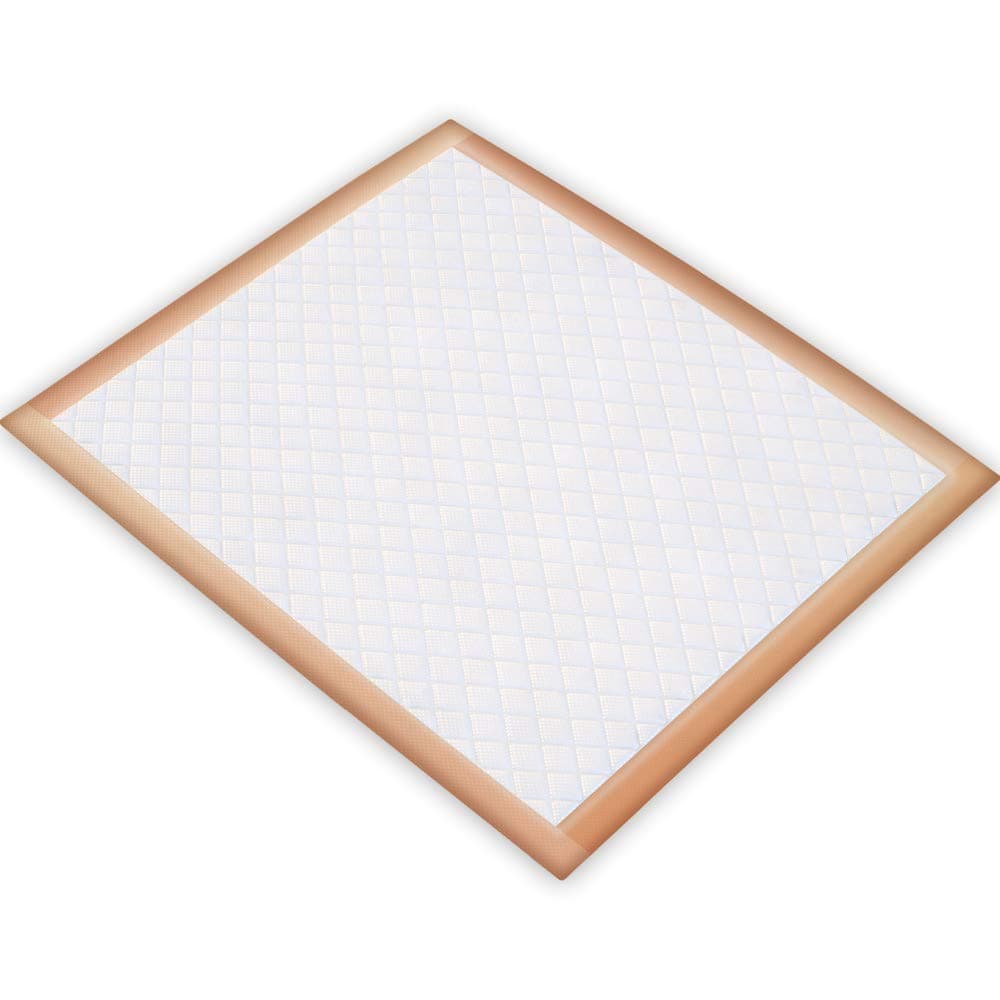 Ultra Absorbency Disposable Underpads Extra Thick Fluff with Polymer XL Size 30 X 36, Peach, 25Count