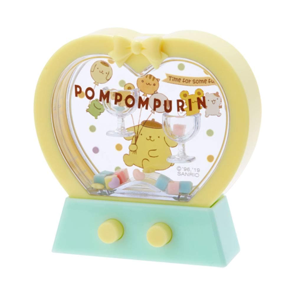 Sanrio Original Pompompurin Mini Water Toy Game Desk Decoration