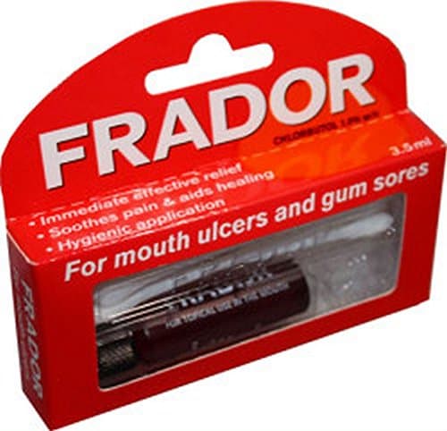 THREE PACKS of Frador Mouth Ulcer Tincture