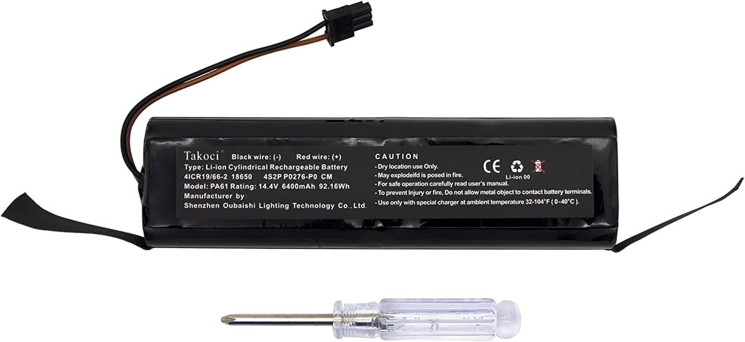 Replacement Battery for RoboVac X8, RoboVac X8 Hybrid, RoboVac X8 Hybrid White, RoboVac X8 White, T226X,14.4V/6400mAh