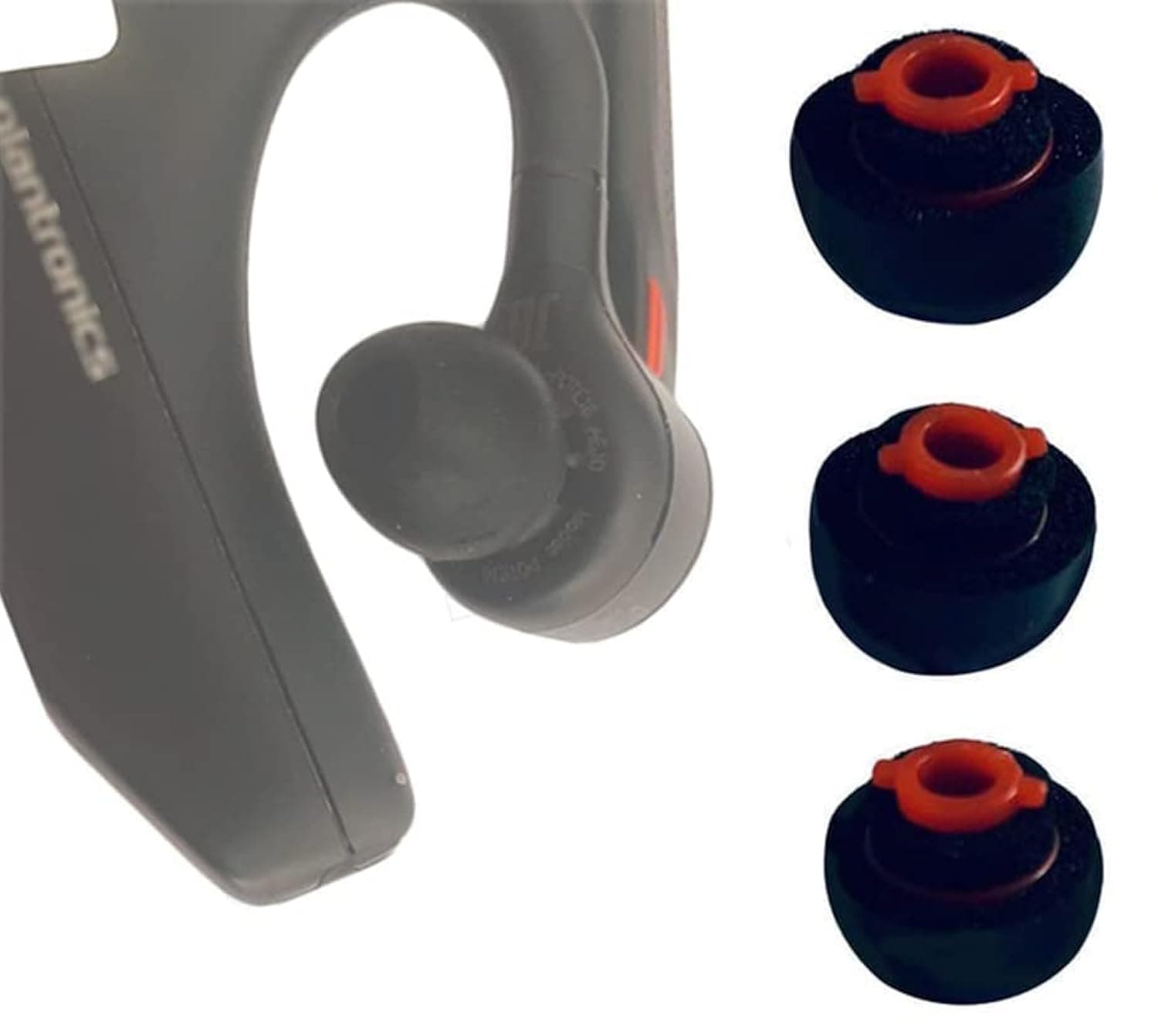 ALXCD Memory Foam Eartips Compatible with Plantronics Voyager 5200 Legend, S/M/L Sizes Noise-Isolation in-Ear Soft Memory Foam Ear Tips Headset Foam Tips Compatible with Plt Voyager 5200 Legend S M L