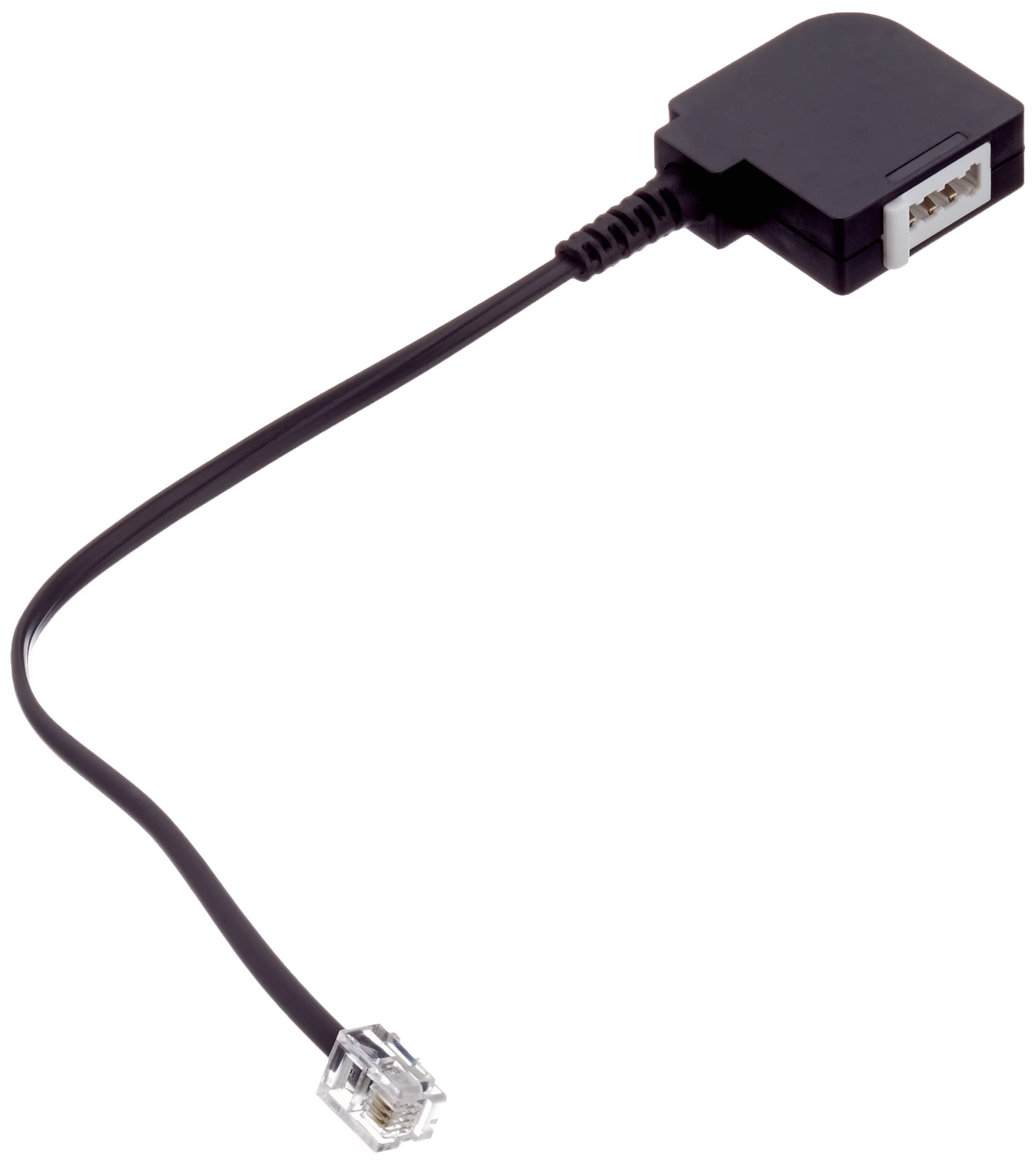 Wentronic RJ-11/TAE F Adapter - cable interface/gender adapters (RJ-11 M, TAE F FM, Male/Female, Black)