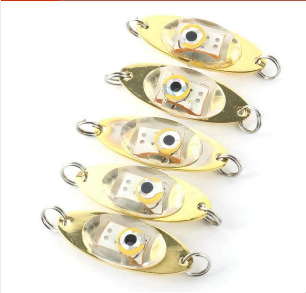 Mini Bright LED Deep Drop Underwater Diamond Fishing Flashing Light Bait Lure Squid Durable Practical Tool 4 * 2.5cm