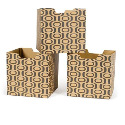 Sprout BN001-OC3 Leaf Pattern Decorative Storage Boxes
