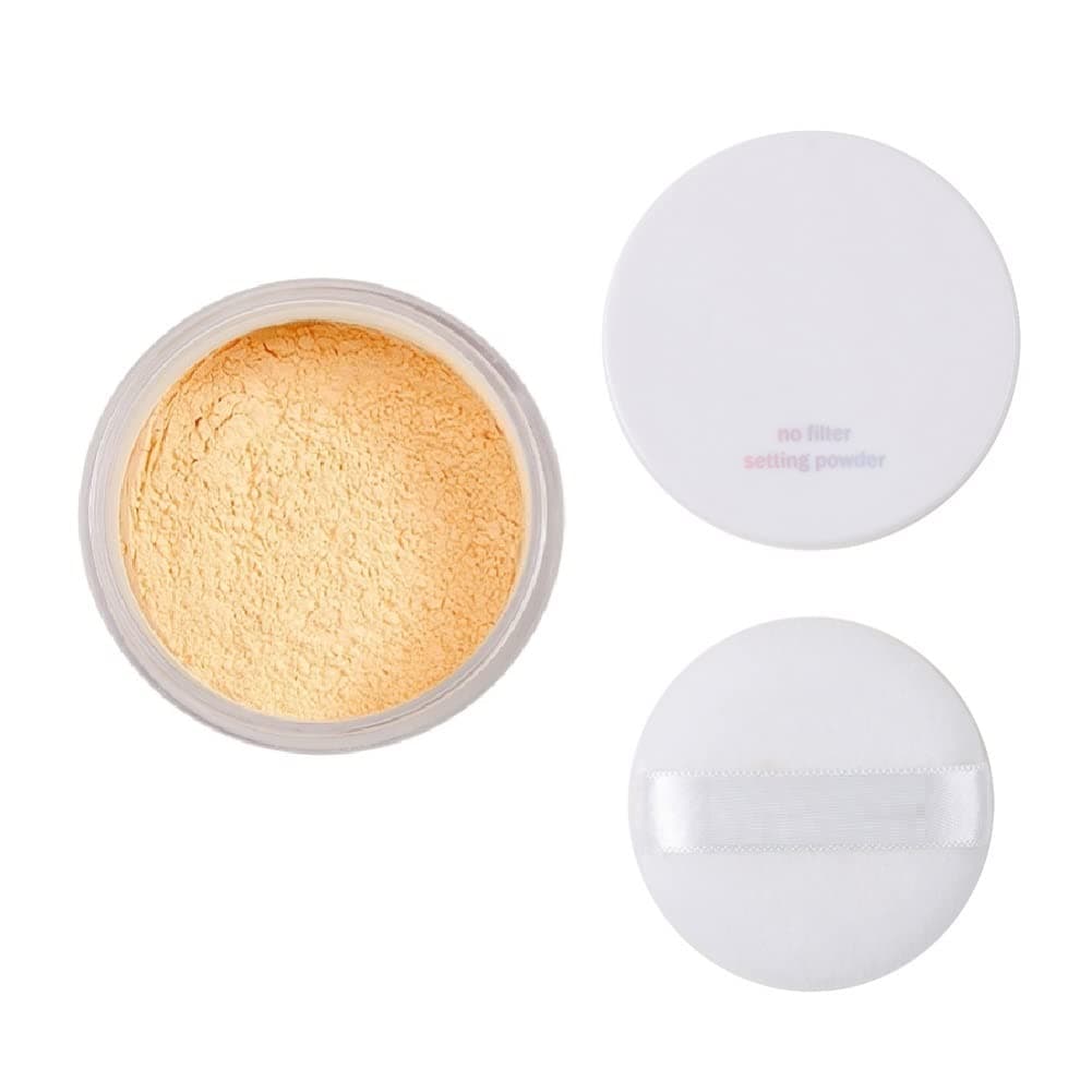 Lucoss Setting Powder Control Oil Brighten Skin Color Cover Blemish Whitening Face Setting Loose Powder, Great Choice and Gift for Grils.