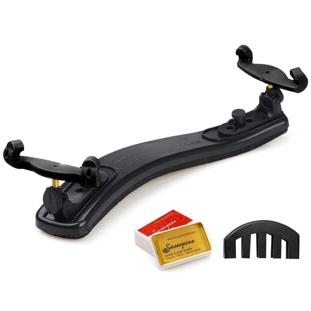 NANYI4/4 Violin Shoulder Rest Collapsible Adjustable 3/4 Size Violin niversal Type Violin Parts soft Safety Easy to use, High strength sponge (Black)