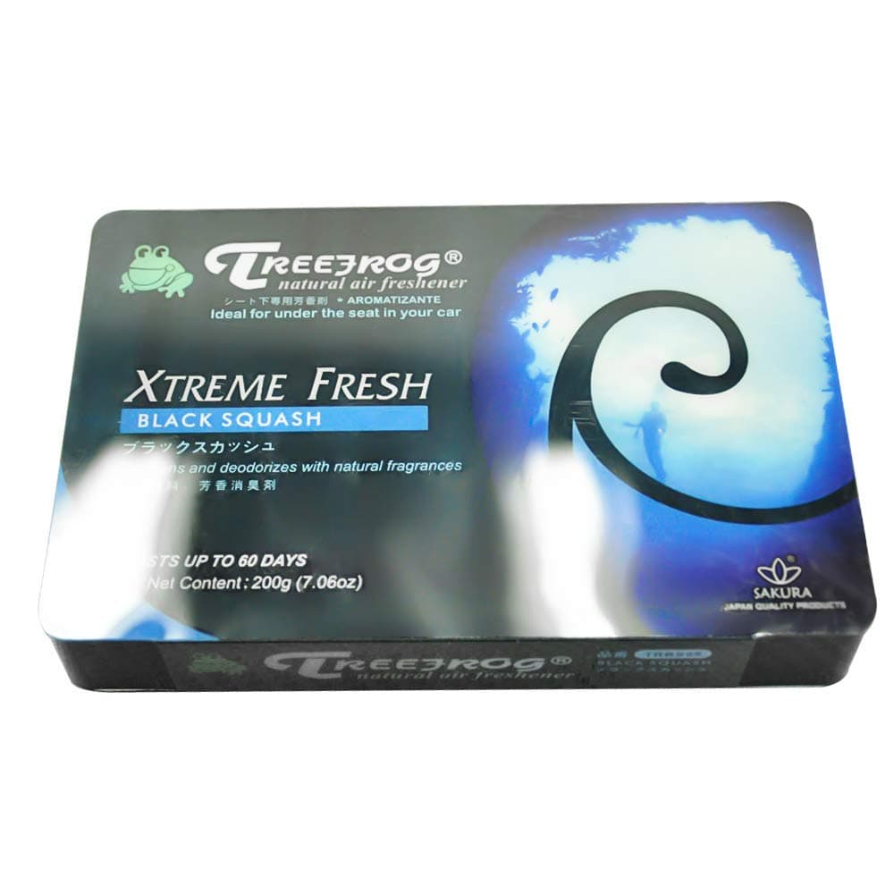 Treefrog Xtreme Fresh Black Squash Scent Air Freshener Auto Car Home Office