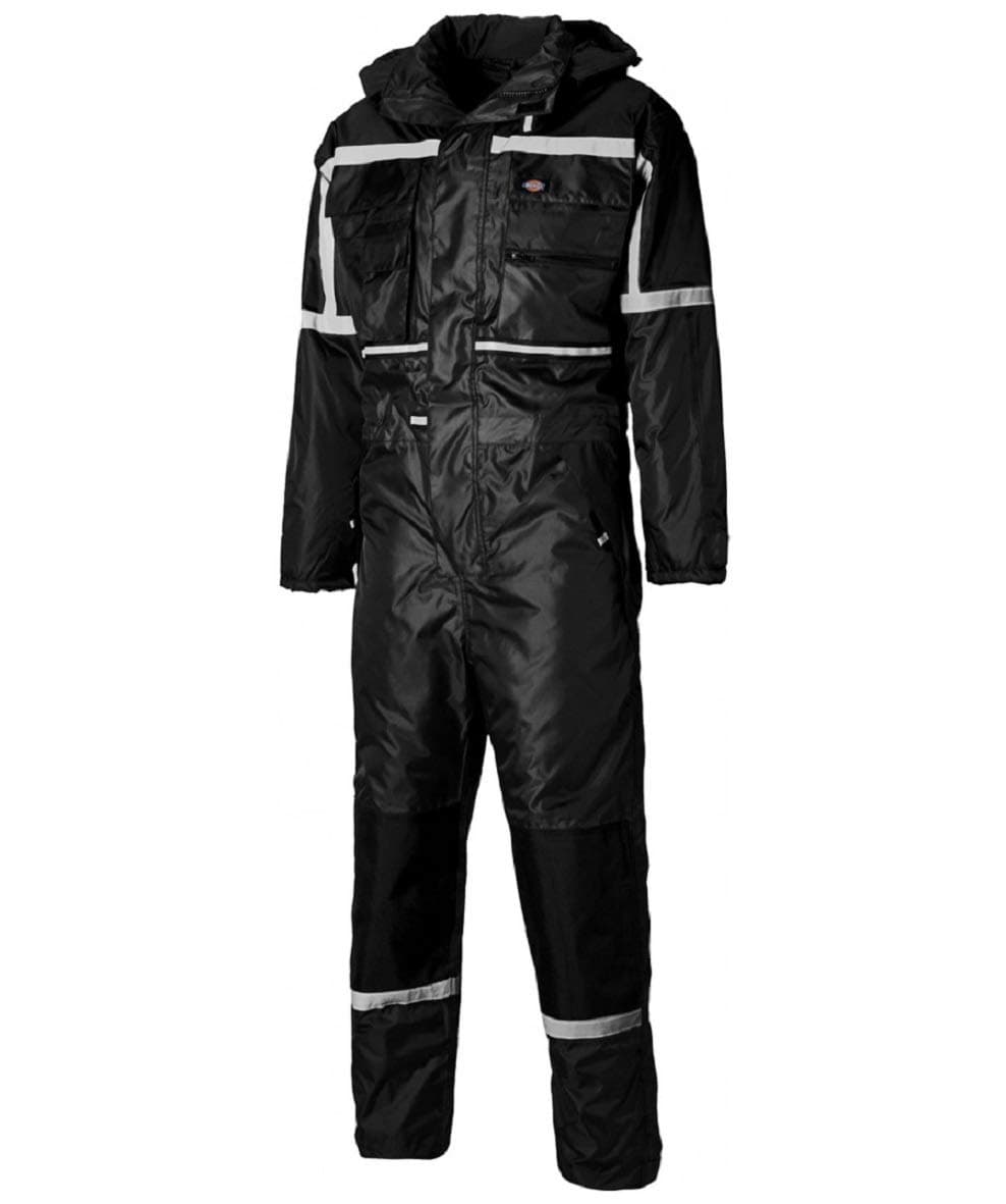 DICKIES Waterproof Heavy Duty Padded Overall (WP15000) Black Sizes L (44-46'' Chest)