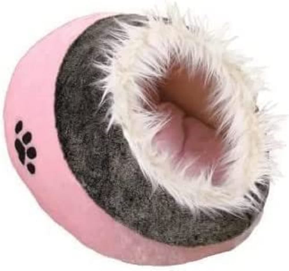 TRIXIEPet Products 36301 Minou Cuddly Cave, Pink/Gray, 35 x 26 x 41 cm