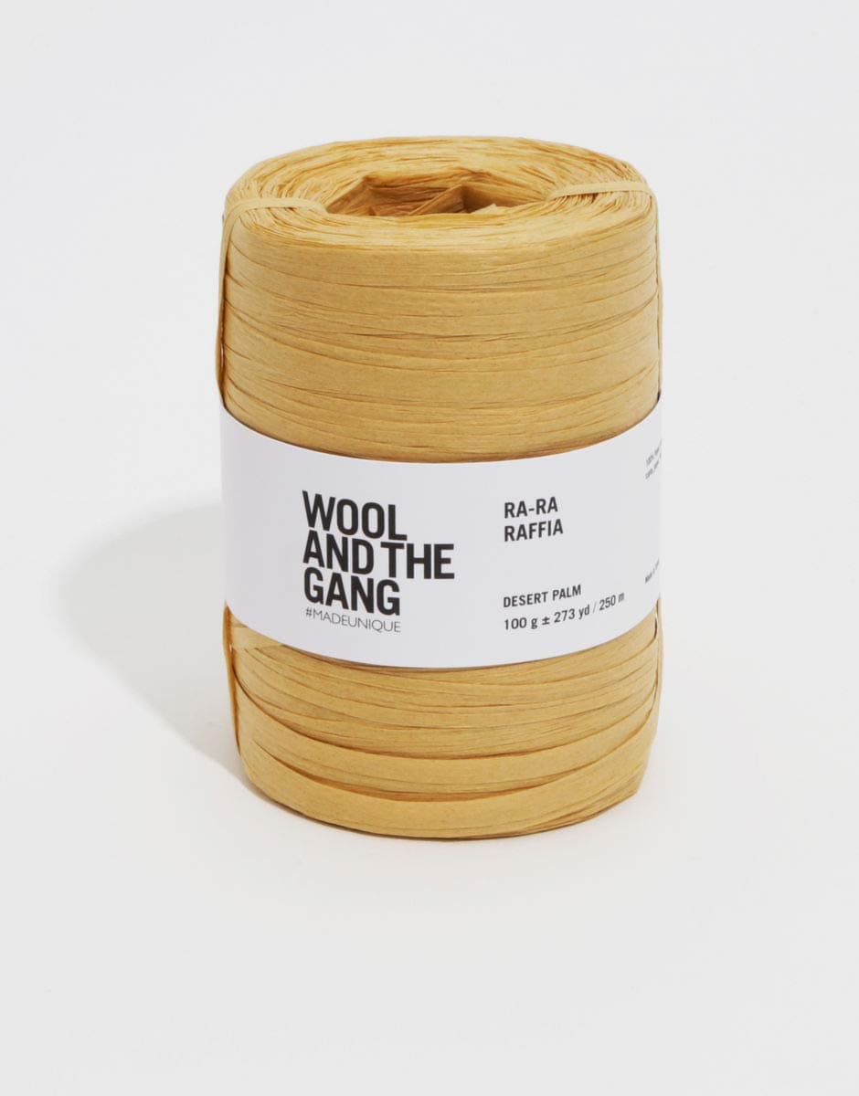 Wool and the Gang Ra Ra Raffia, Desert Palm (180), 100g