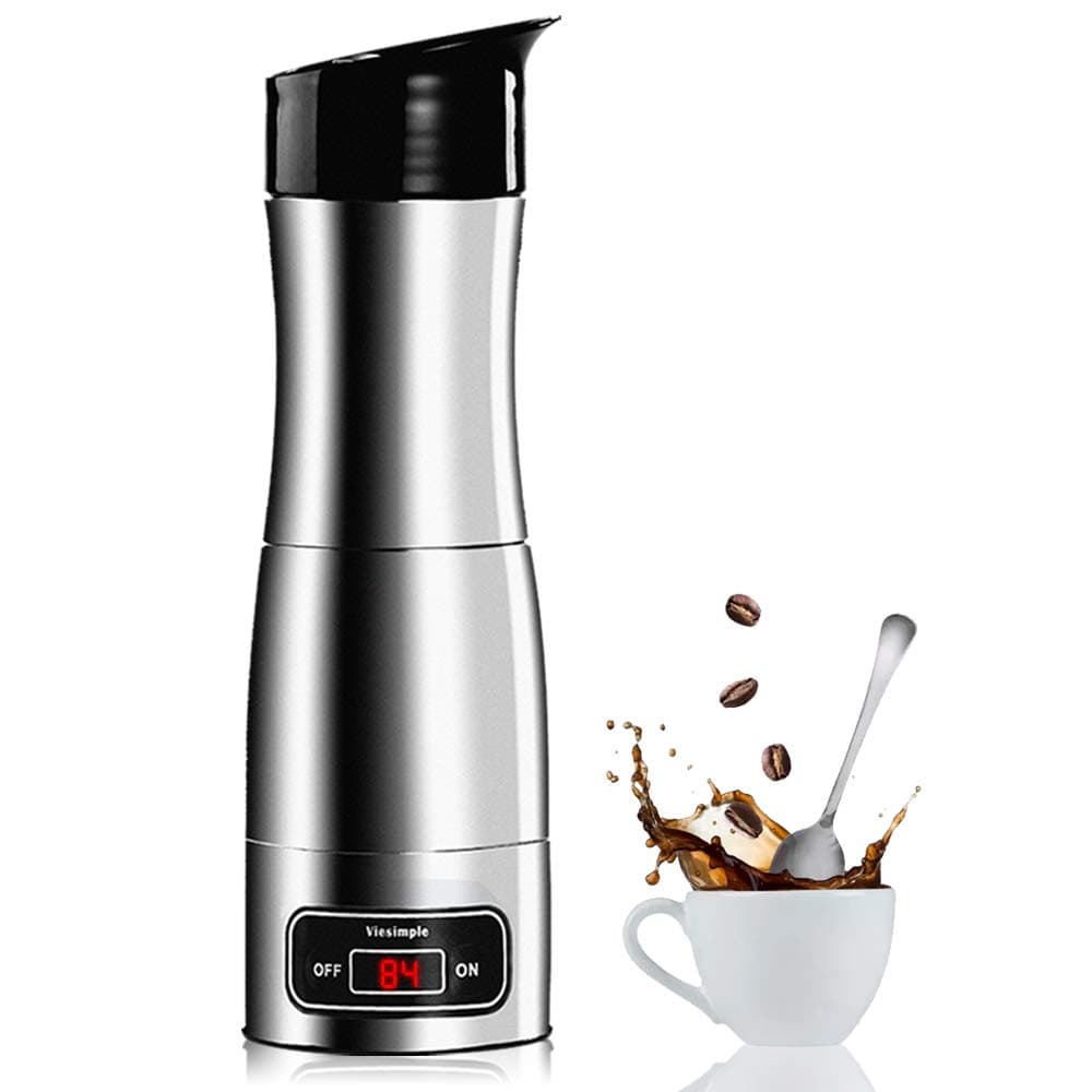 Viesimple Portable Espresso Machine Travel Coffee Maker Electric ALL in ONE Coffee Machine MUG for Camping Travel Office Outdoor