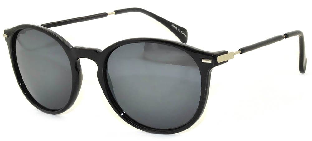 OWL Retro Round Vintage Sunglasses Stylish Black, Brown, Tortoise UV 400 Protection