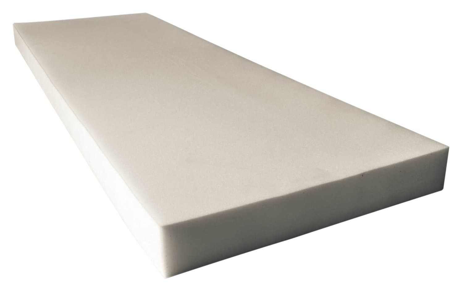 33LB Upholstery Foam 8 Inch Thick Sheet 38 x 78, Conventional Polyurethane Foam Pad Made in The USA