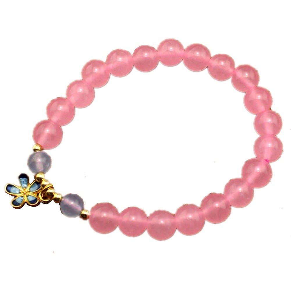Pink jade Strand Bracelets Bringing wealth and good luck