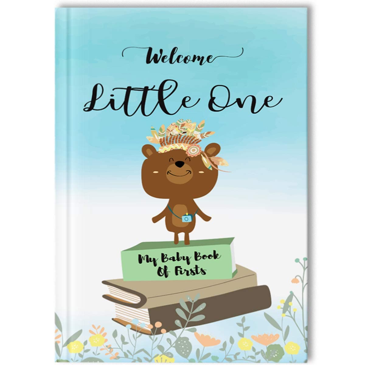 Baby Books First Year Baby Memory Book | Infant Development Photo Record | Keepsake Journal with Ample Space for Photos | Picture Album for Boys and Girls