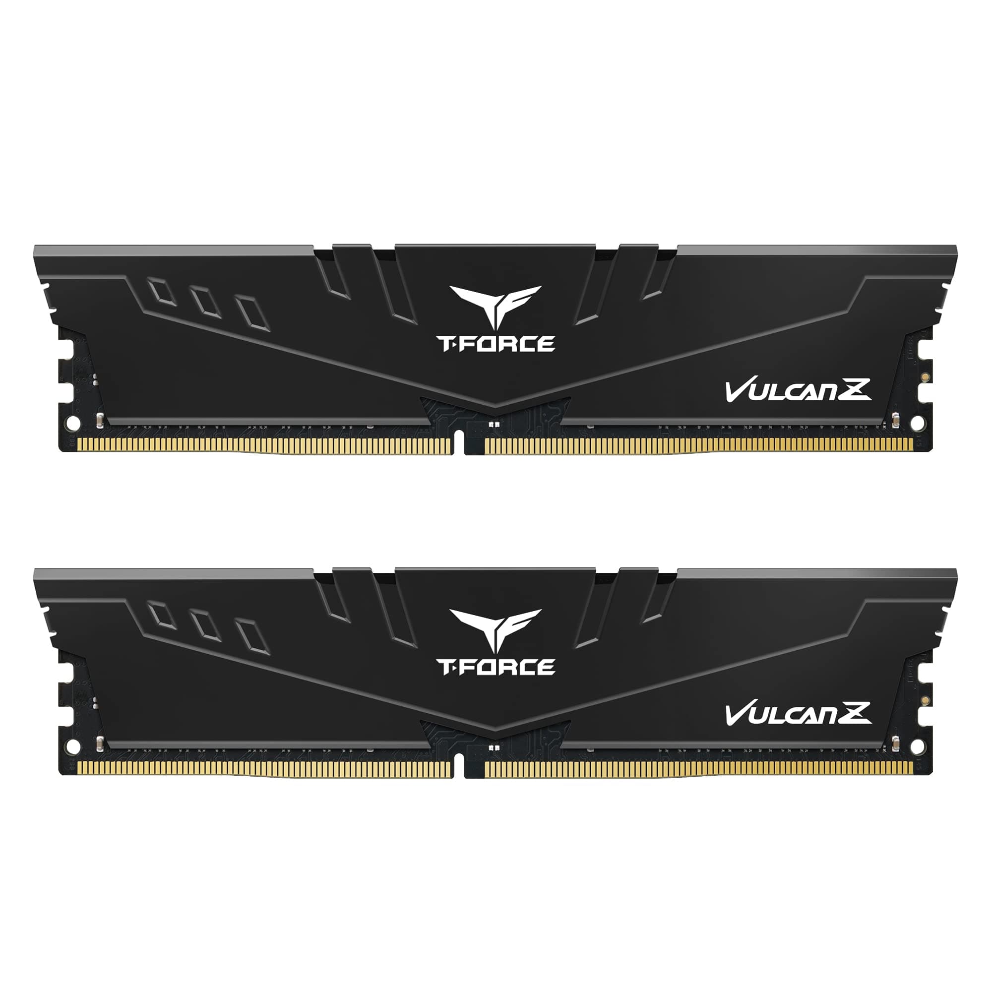T-Force Vulcan Z DDR4 16GB Kit (2x8GB) 3200MHz (PC4-25600) CL16 Desktop Memory Module Ram Black TLZBD416G3200HC16FDC01