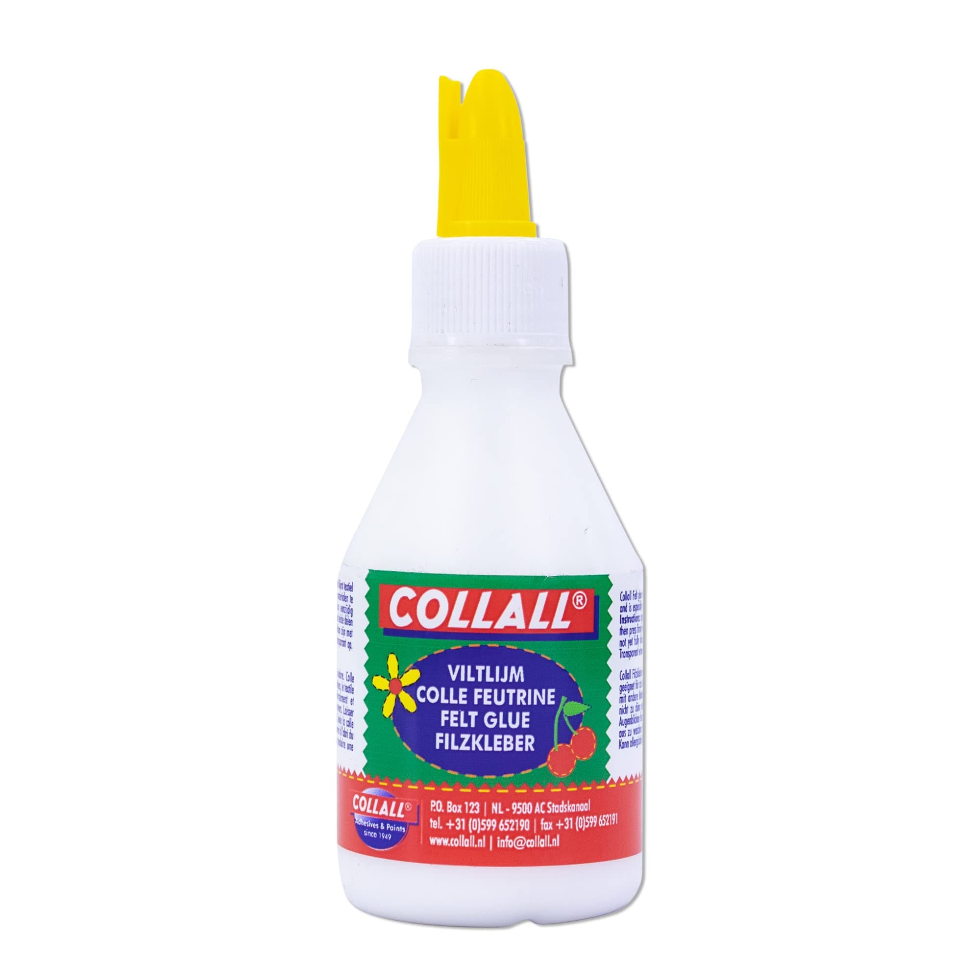 CollallFelt Glue - Prefect for Felt & Textiles - Transparent, Odourless & Solvent Free -Adults & Kids Use - for Felt, Textiles and Various Other Materials (100ml)