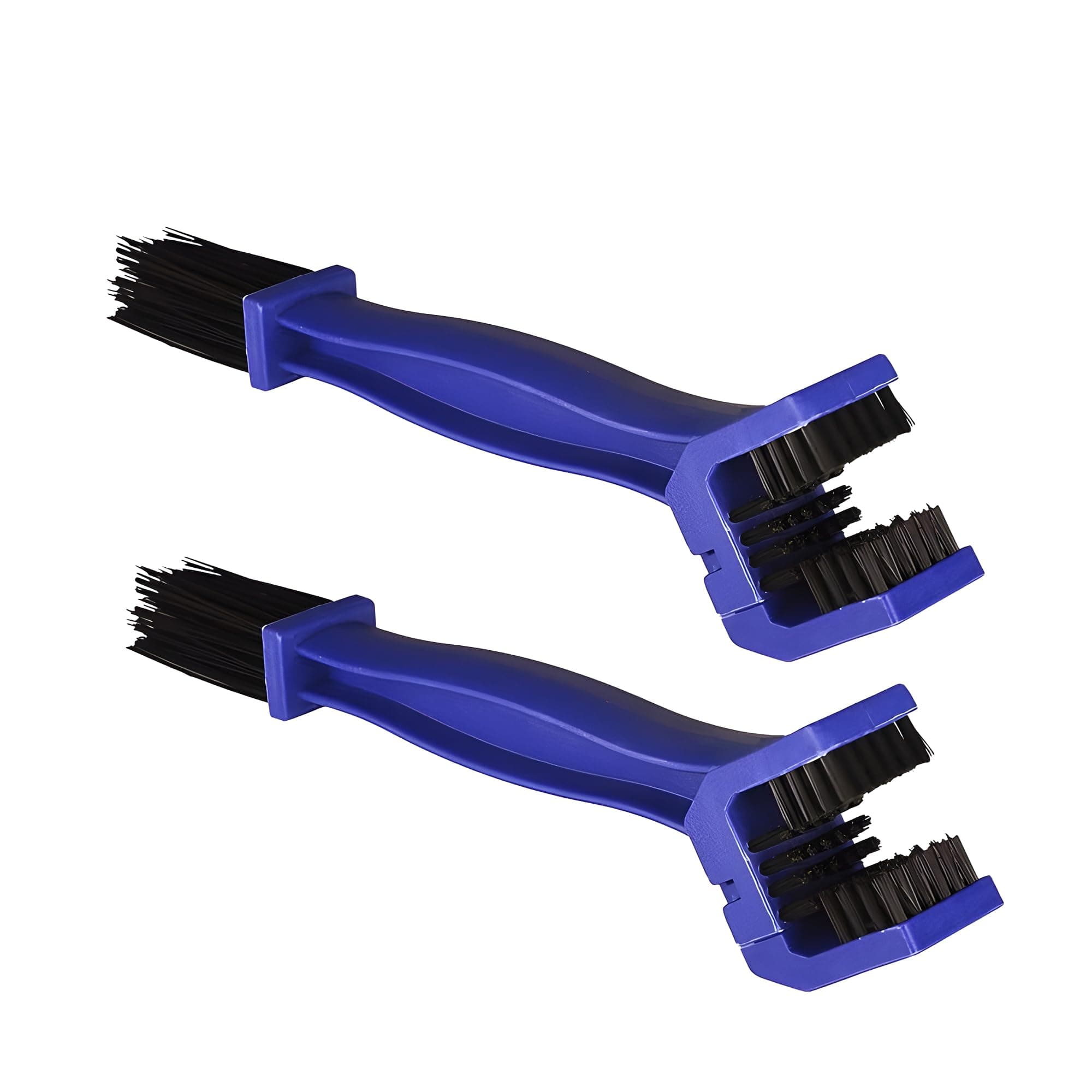 Universal Motorcycle/Cycle Chain Cleaner Brush for Bikes (Blue) [**Pack of 2**]