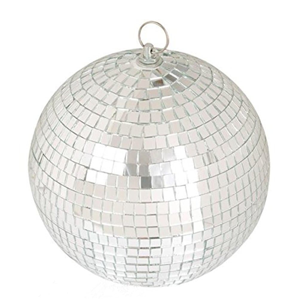 6" Disco Mirror Ball,Silver